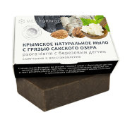 Мыло Psora-derm с берёзовым дёгтем Смягчение и восстановление с грязью Сакского озера Med Formula, 100 г