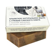Мыло С козьим молоком для сухой и зрелой кожи с грязью Сакского озера Med Formula, 100 г