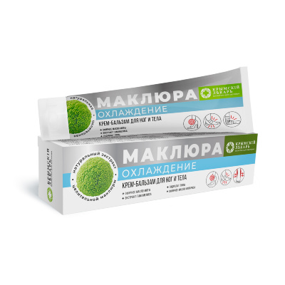 Крем-бальзам для ног и тела Охлаждение Маклюра, 90 г