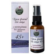 Крем-флюид для для лица с пептидами без эфирных масел 45+, 30 мл