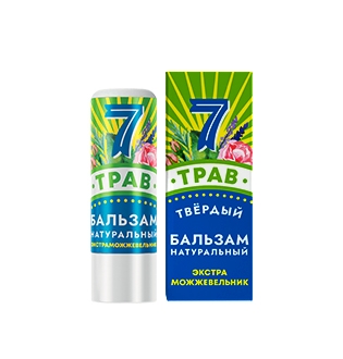 Бальзам Экстраможжевельник твёрдый 7 трав, 7 г