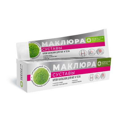 Крем-бальзам для ног и тела Суставы Маклюра, 90 г
