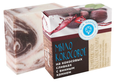 Мыло Комплексное восстановление на кокосовых сливках с винным камнем, 90 г