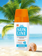 Молочко косметическое для ухода за кожей после загара Sunline 