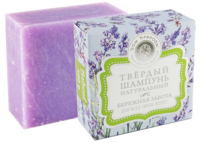 Твёрдый шампунь Бережная забота для всех типов волос, 100 г