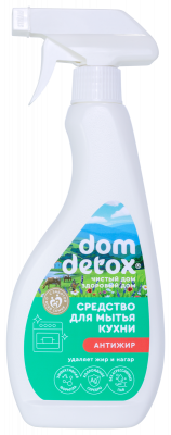 Средство для мытья кухни Антижир Dom Detox, 500 г