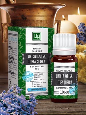 Эфирное масло Литсеи Кубеба (Левзеи), 10 мл