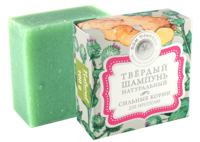 Твёрдый шампунь Сильные корни для укрепления, 100 г