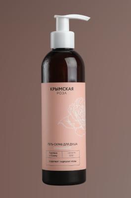 Гель-скраб для душа Rosa Ab Origine очищающий с гидролатом розы и экстрактом кофе зеленого, 250 мл