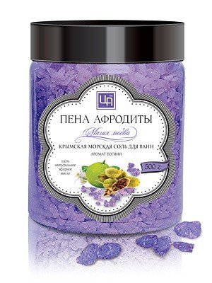 Соль для ванн бергамот и кардамон "Пена Афродиты"