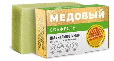 Мыло Свежесть Медовый, 100 г