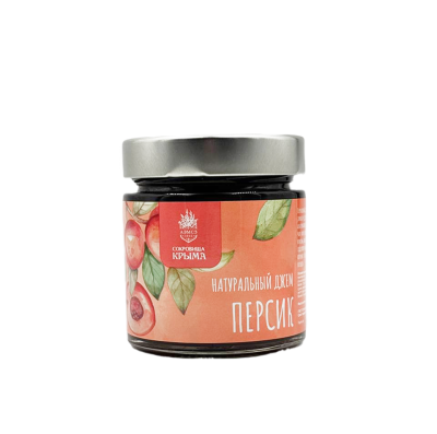 Джем из персика алуштинский, 240 гр 