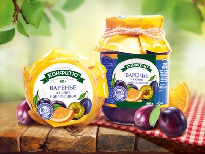 Варенье из сливы с апельсином, 600г