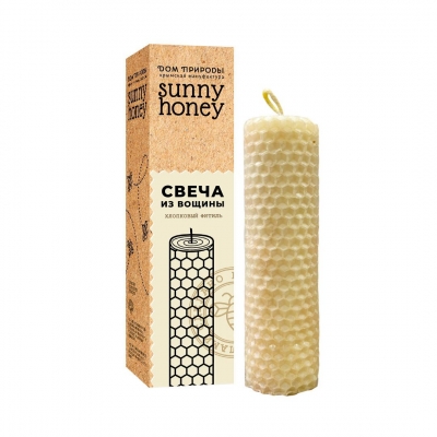 Свеча из вощины Sunny Honey