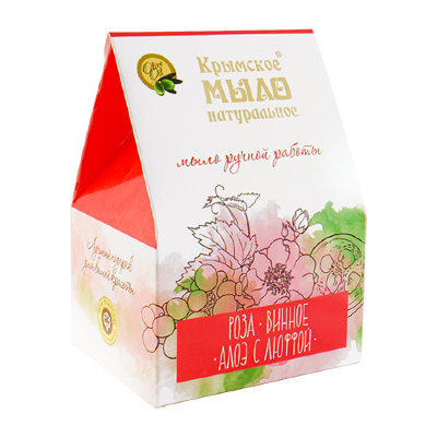 Набор мыла Красная акварель, 3 шт. по 100 г