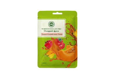 Тканевая маска для лица SUPERFOOD (Овощной фреш (Тыква, Сладкий перец, Томат))