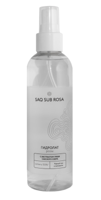 Гидролат розы Saq Sub Rosa с экстрактом грязи Сакского озера, 200 мл