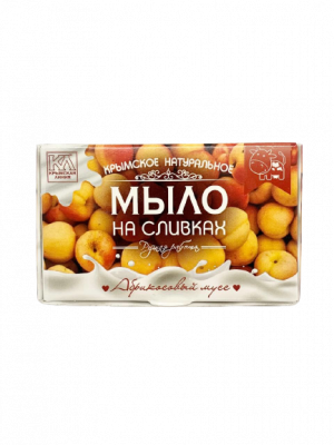 Мыло на сливках Абрикосовый Мусс, 82 г