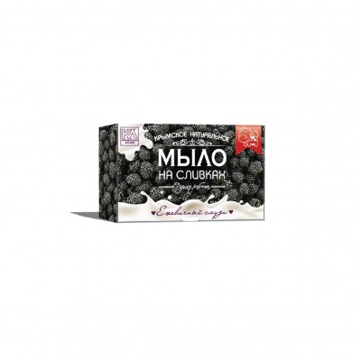 Мыло на сливках Ежевичный Смузи, 82 г