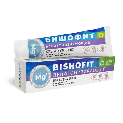 Крем-бальзам для ног Венотонизирующий Бишофит, 90 г
