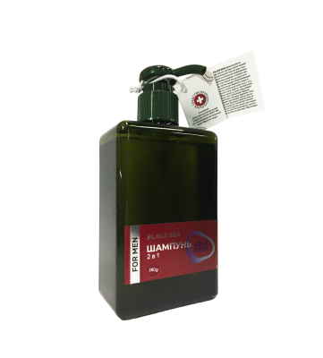 Шампунь для волос For Men 2 в 1 Антибактериальный - себорегулирующий эффект, Black Sea ,280 г 