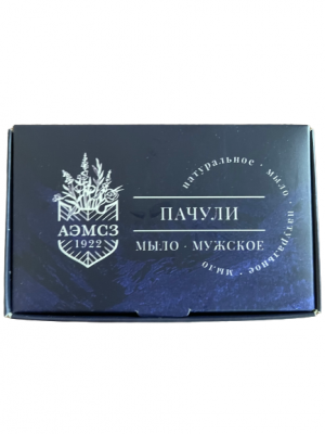 Мыло Пачули мужское алуштинское, 80 гр