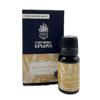 Эфирное масло Литсея Кубебы алуштинское, 10 мл