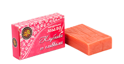 Мыло "Клубника со сливками"