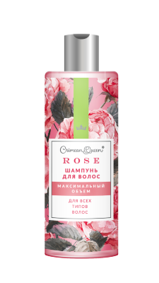 Шампунь Максимальный объём для всех типов волос Crimean Queen Rose, 200 г