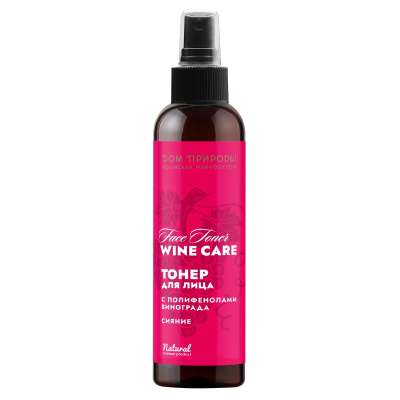 Тонер для лица Сияние Wine Care, 120 мл