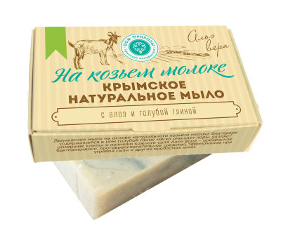 Мыло Алоэ вера на козьем молоке, 100 г