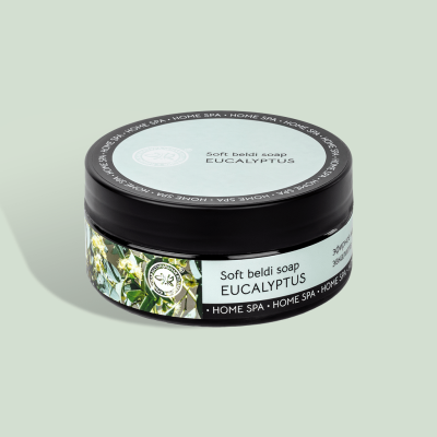 Бельди мягкое мыло для тела Эвкалипт увлажняет и питает кожу Home SPA, 180 гр