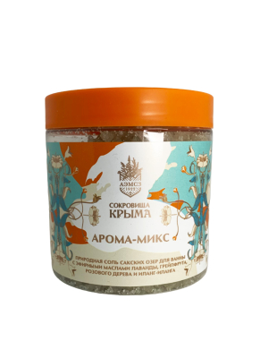 Соль для ванн "Арома-микс" алуштинская, 500 гр