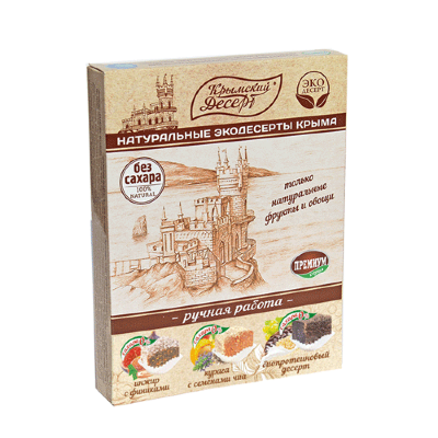 Рахат-лукум Ассорти без сахара Ласточкино гнездо (крафт), 240 г