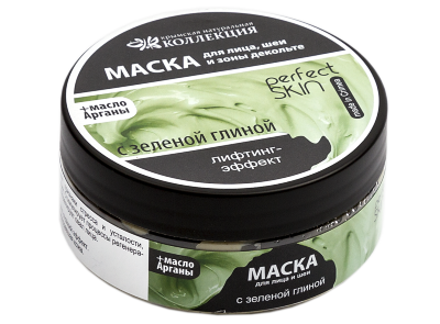 Маска для лица Лифтинг-эффект с зеленой глиной
