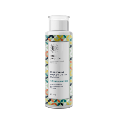 Мицеллярная вода для снятия макияжа Ultra увлажнение Multi peptide, 200 г