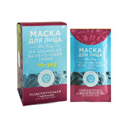 Маска для лица Моделирующая на кр-ской бело-голубой глине, 10 шт. по 30 г
