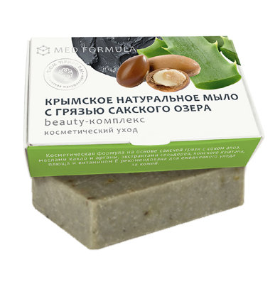 Мыло Beauty-комплекс Косметический уход с грязью Сакского озера Med Formula, 100 г