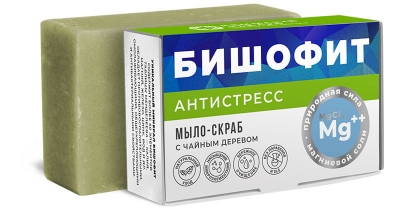 Мыло-скраб Антистресс Бишофит, 100 г