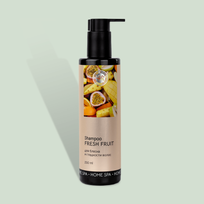 Шампунь для волос Фруктовый фреш Для блеска и гладкости волос Home SPA, 250 гр